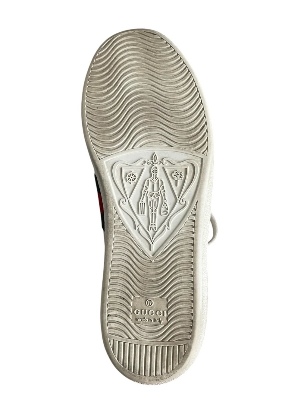 Discontinued Women’s Gucci Ace Sneakers (Style 387993) EU 38 | US 8 - Picture 6 of 9